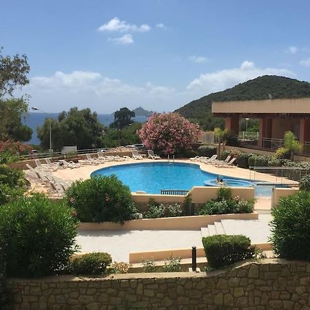 F2 Vue Mer Dans Residence Avec Piscine Ajaccio  Eksteriør billede